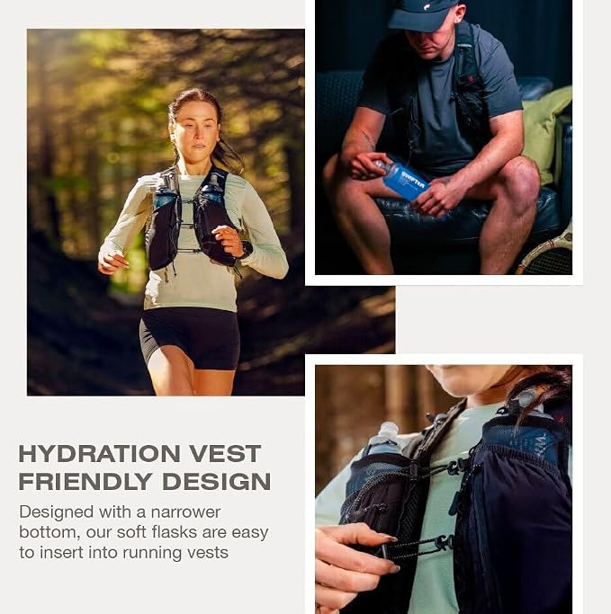 SWIFTER 2x Soft Flask 500ml | Running, Cycling Hydration Flask | Collapsible - Image 4
