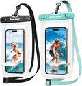 Hiearcool Waterproof Phone Pouch 2 Pack, IPX8 Dry Bag by Hiearcool