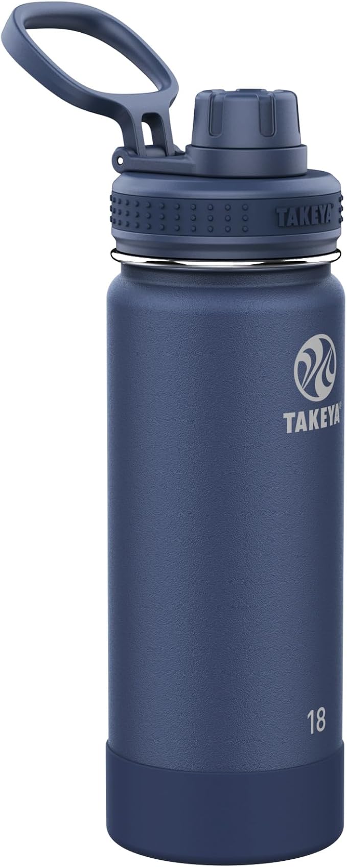 Takeya Actives Stainless Steel Water Bottle, Insulated Spout Lid, Keeps Drinks by Takeya