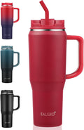 EALGRO 40 oz Tumbler with Handle, Insulated Tumblers with Lid and Straw by EALGRO