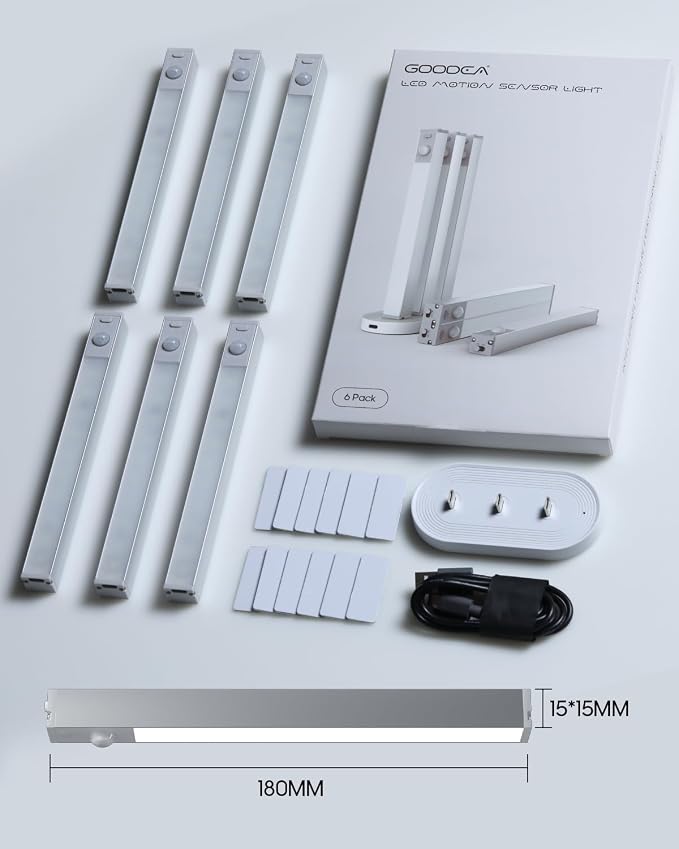 GOODEA 6 Pack Led Under Cabinet Lights Wireless - Image 9