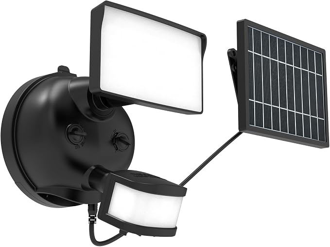 HALO Next Gen Solar-Powered LED Security Floodlight, 1 Head w/Motion Sensing by HALO