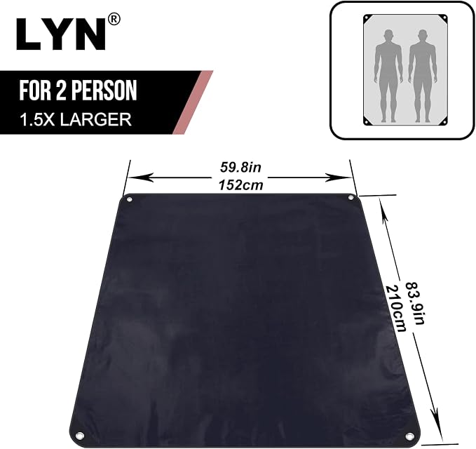 LYN Heavy Duty Emergency Blanket Survival Gear Waterproof Insulated Blanket - Image 2