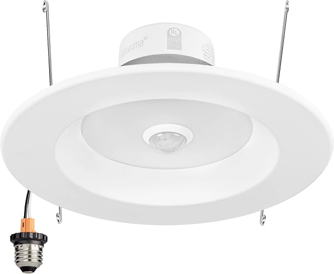 Maxxima 5 in. & 6 in. Retrofit LED PIR Motion Sensor Downlight by MaxximaLEDLighting