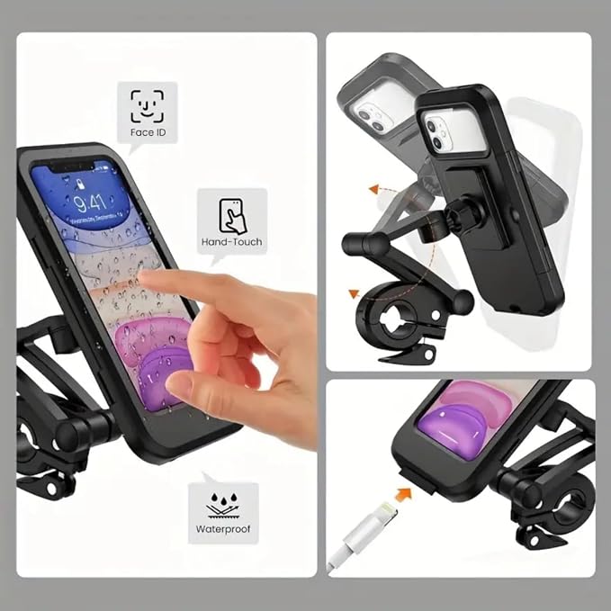 Waterproof Outdoor Sports Bike Phone Mount Case, Bicycle and Motorbike - Image 6