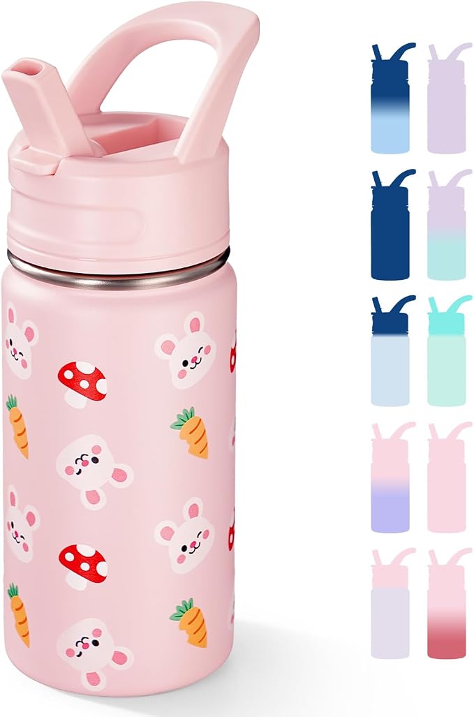 Fijinhom 12oz Water Bottle for School, Bottles by Fijinhom