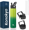 Konokyo Insulated Water Bottle 24oz Stainless Steel Sport Bottles by Konokyo