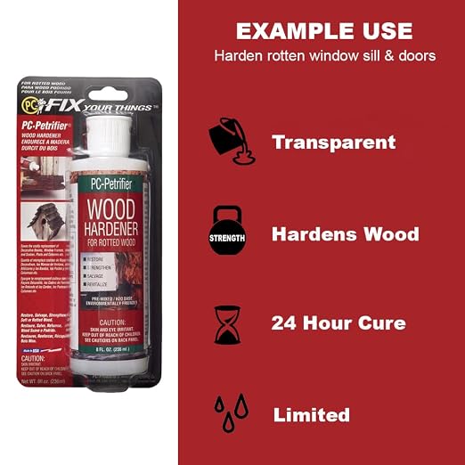 PC-Products Wood Repair Epoxy Paste and Wood Hardener Kit, PC-Woody 6 oz and - Image 6