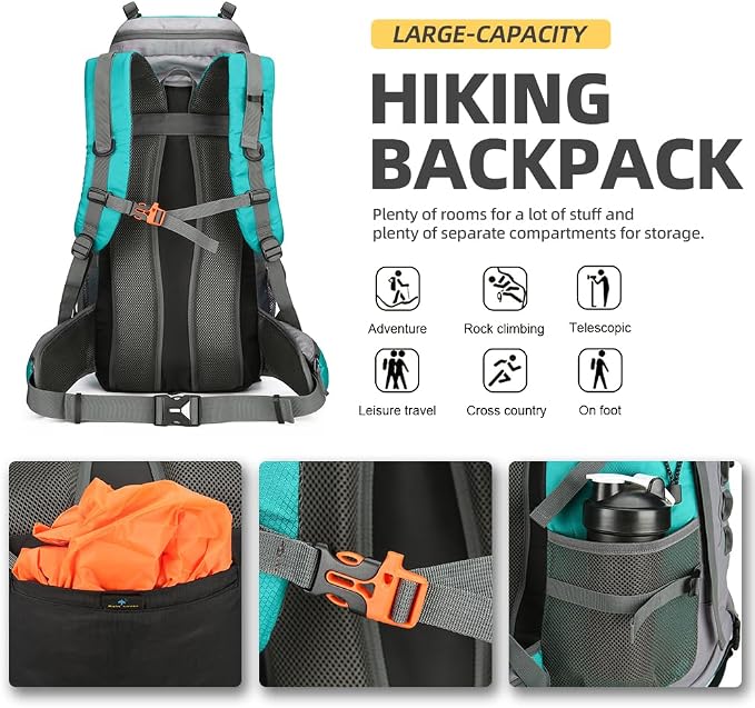 King'sGuard 60L Hiking Backpack - Image 4