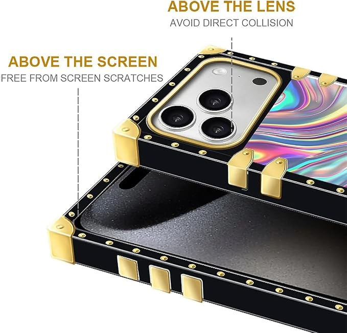 for iPhone 17 Pro Max Case Luxury Golden Decoration - Image 7