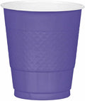 Premium New Purple Plastic Cups - 12 oz - Bold by AmscanPartySupplies