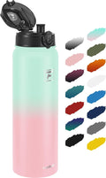Fanhaw 32 oz Insulated Stainless Steel Water Bottle by FANHAW