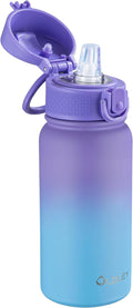 OLDLEY 12oz Kids Insulated Water Bottle, Stainless Steel, Leak-Proof, Active by OLDLEY