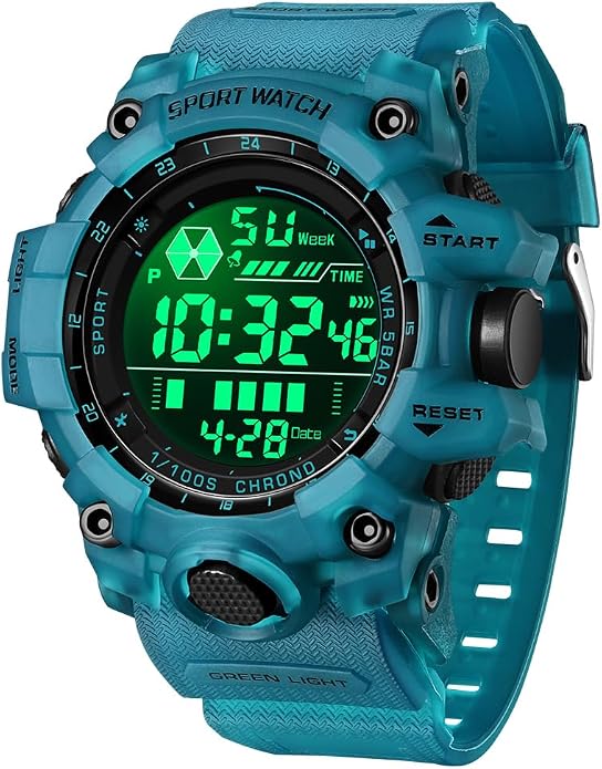 FANMIS Mens Military Multifunction Digital LED Watch Electronic Waterproof - Image 2