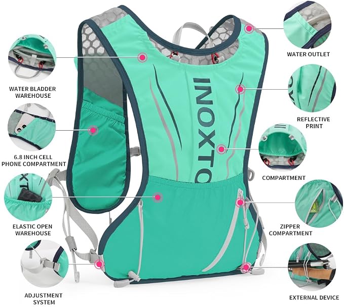 IX INOXTO Running Hydration Vest - Image 3