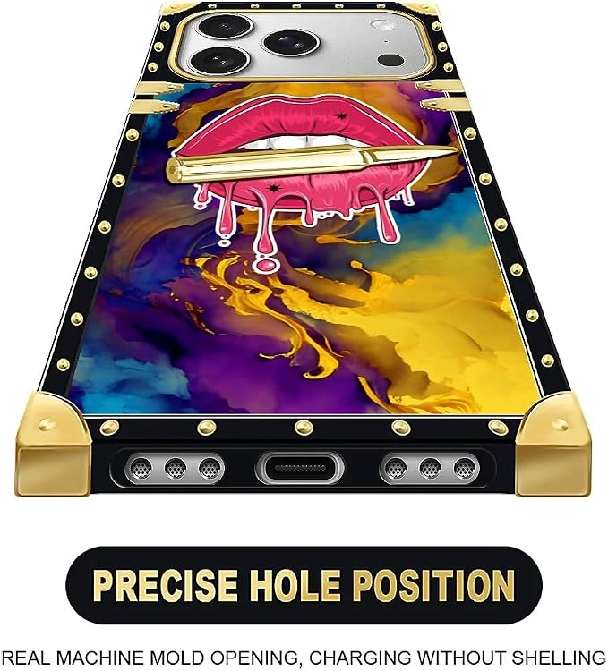 for iPhone 17 Pro Case Luxury Golden Decoration - Image 5