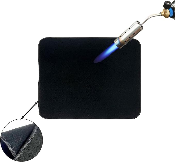 23.6" × 31.5" Welding Fireproof Blanket Large Flame Retardant Pad Outdoor by RUNGEASINI