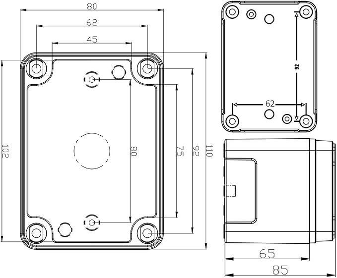 MAKERELE Weatherproof Outdoor Box Electrical - Image 2