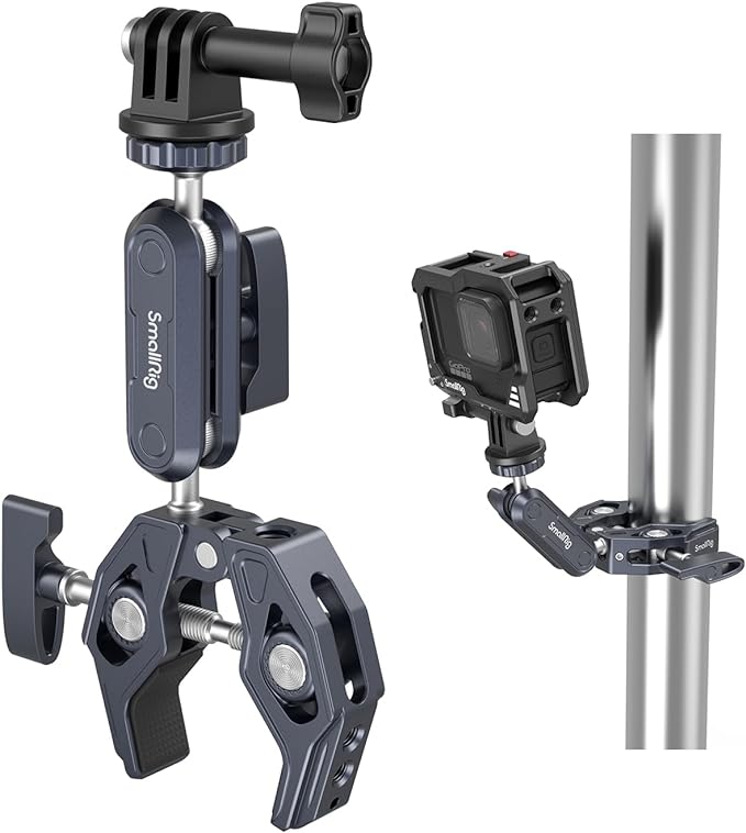 SMALLRIG Camera Mount Clamp, Ballhead Magic Arm and Adapter by SmallRig
