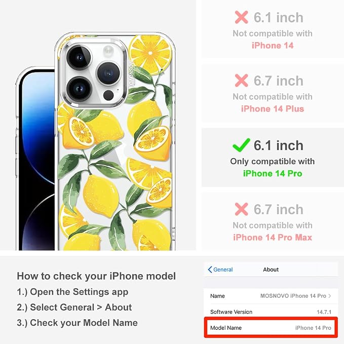 MOSNOVO Case for iPhone 14 Pro - Image 2