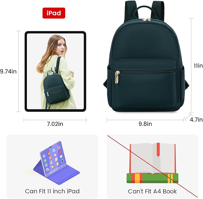 LOVEVOOK Mini Backpack for Women Light Weight Small Waterproof Backpack Purses - Image 4