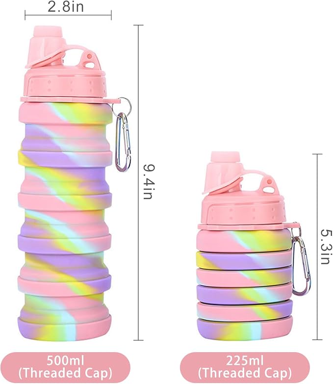 Collapsible Water Bottles Travel water bottle Sports Portable Sport Water - Image 5