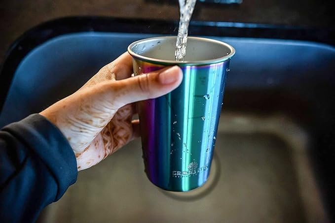 Stainless Steel Cups 16 oz Pint Tumbler - Image 2