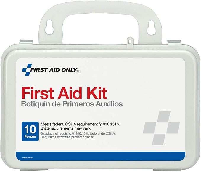 First Aid Only 6060 All-Purpose 10-Person Emergency First Aid Kit by FirstAidOnly