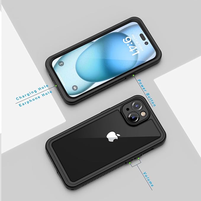 Lanhiem for iPhone 15 Case, IP68 Waterproof Dustproof Shockproof for iPhone 15 - Image 6