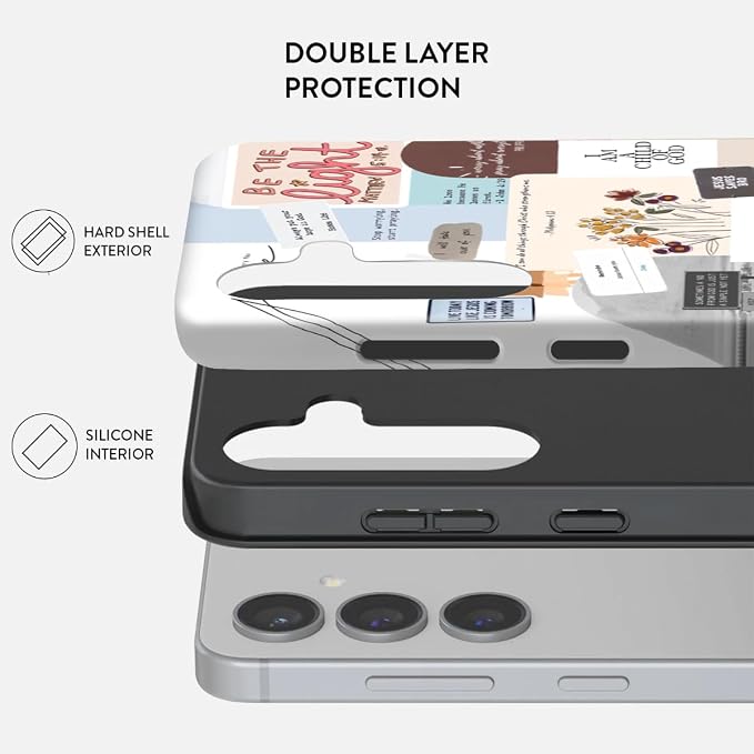Compatible for Samsung Galaxy A15 5G Case, Dual Layer Heavy Duty 2 in 1 - Image 2