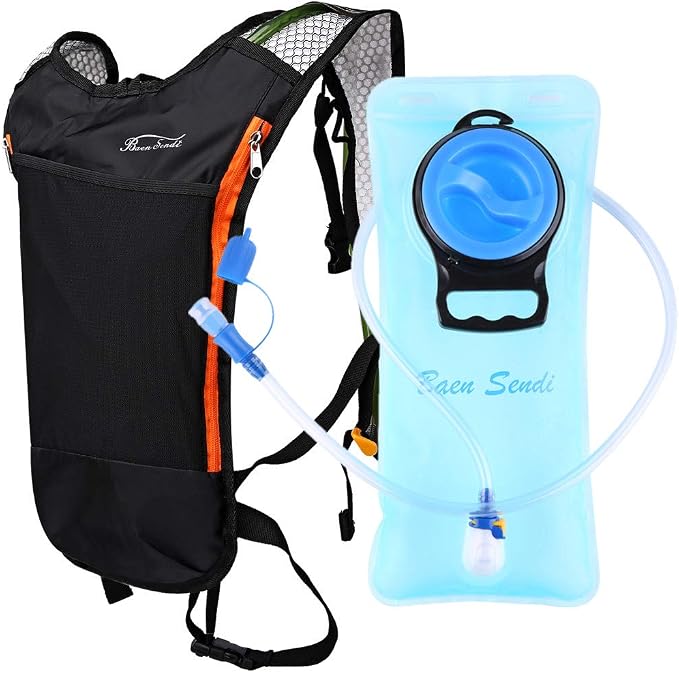 Hydration Pack with 2L Backpack Water Bladder by Baen+Sendi