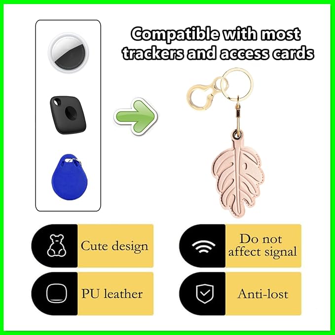 Leather Keychain Holder Case Compatible - Image 3