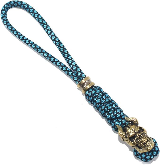 Knife Lanyards with Brass Beads, Paracord Lanyard, Tactical Lanyard - Image 2
