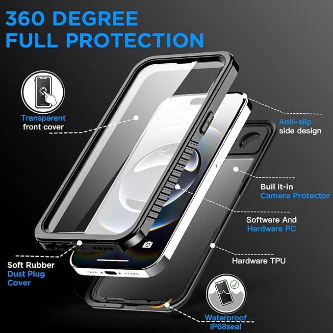 AICase for iPhone 17e Case Waterproof - Image 4