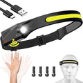 Headlamp Rechargeable, 230° Wide Beam Head Lamp LED by BIAT