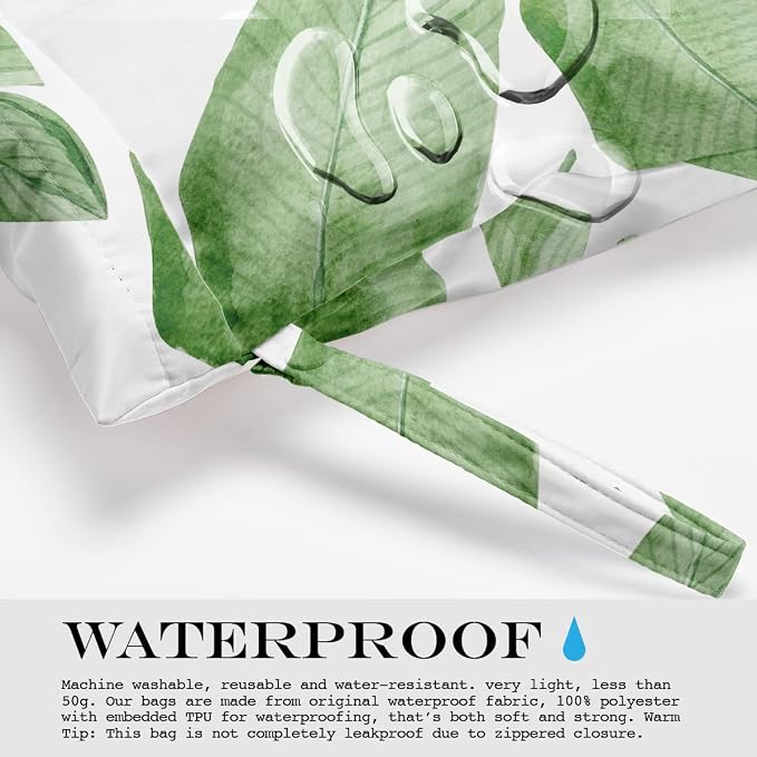 Wet Bag, Wet Dry Bag, Wet Bag for Swimsuit, Dirty Yoga Gym Clothes, Makeup Bag - Image 6