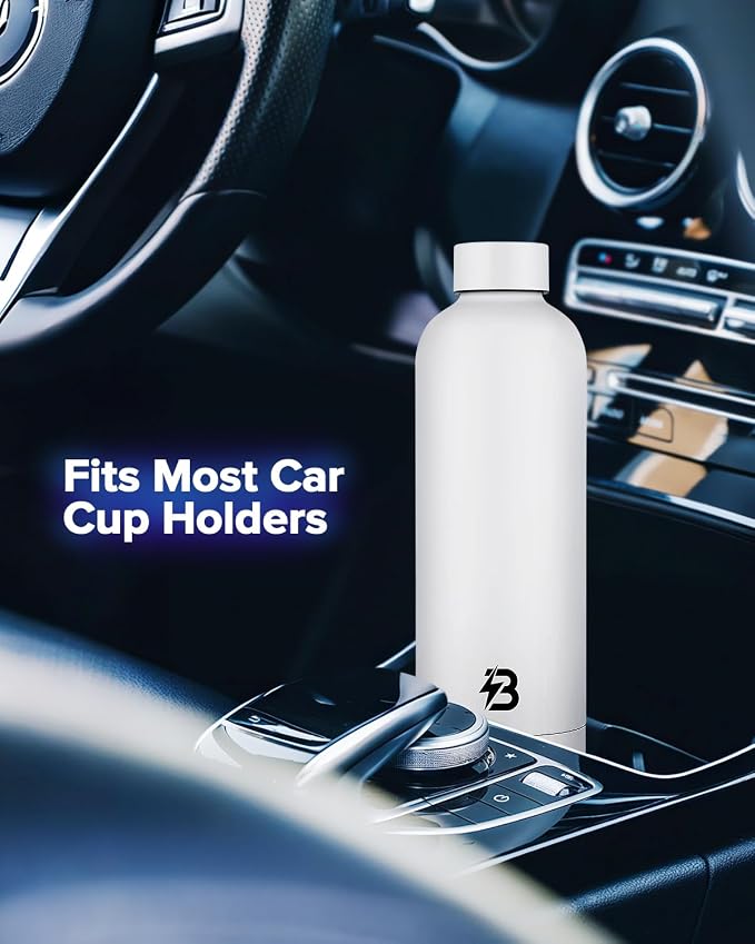Insulated Water Bottle with Lid, 25 oz Reusable Leak-Proof Metal Stainless - Image 5