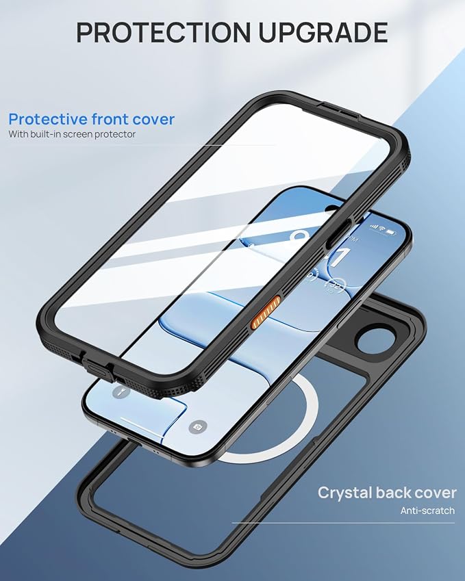 Lanhiem Magnetic for iPhone Air Phone Case, IP68 Waterproof Dustproof Phone Case - Image 6