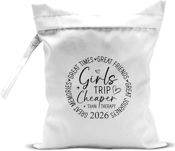 Girls Trip Gifts Wet Dry Bag, Beach Bag Wet Bag Favors, by zcyxuuw