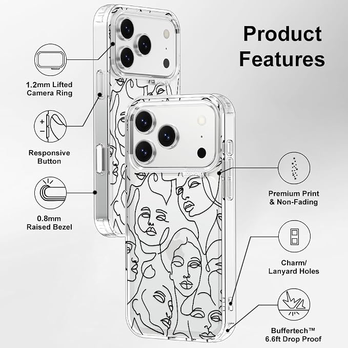 MOSNOVO for iPhone 17 Pro Case | Military Grade 6.6ft Drop Tested | Camera - Image 7