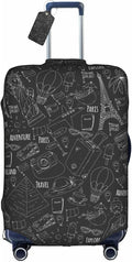 World Marks Luggage Cover for Suitcase and Luggage Tag Combination, Elastic by Vridoyt