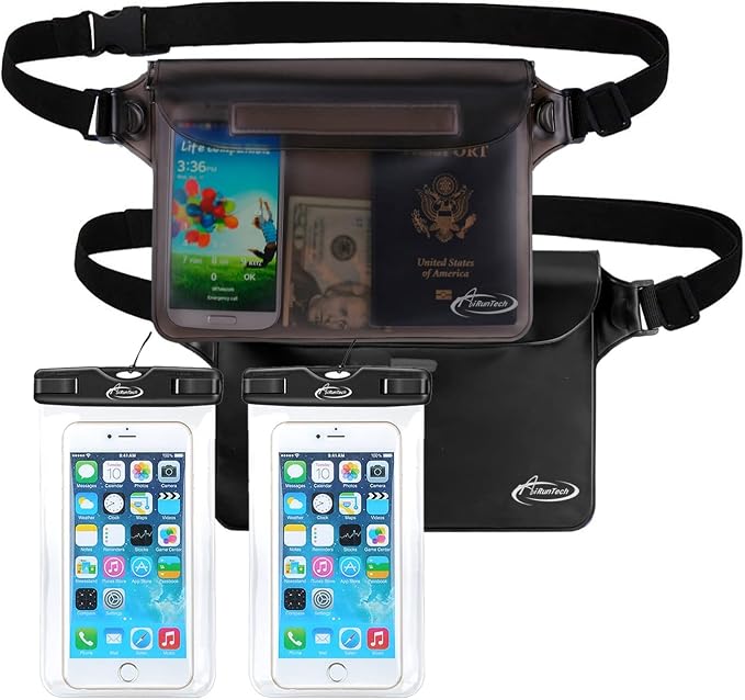 AiRunTech Waterproof Fanny Pack, Waterproof Phone Pouch by AiRunTech