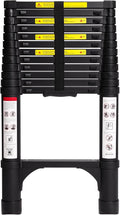 BOCOM 12.5 FT Aluminum Telescoping Ladder, Lightweight Multi-Purpose by BOCOM