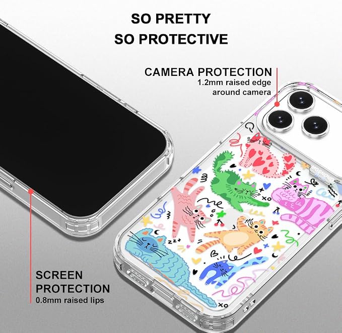 MOSNOVO for iPhone 17 Pro Max Case, Shockproof Military-Grade Protection 6.6ft - Image 4