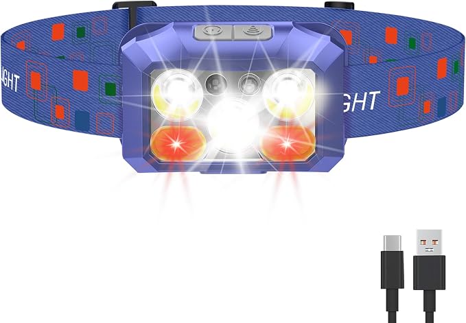 Headlamp Rechargeable LED, 800 Lumens by Unknown
