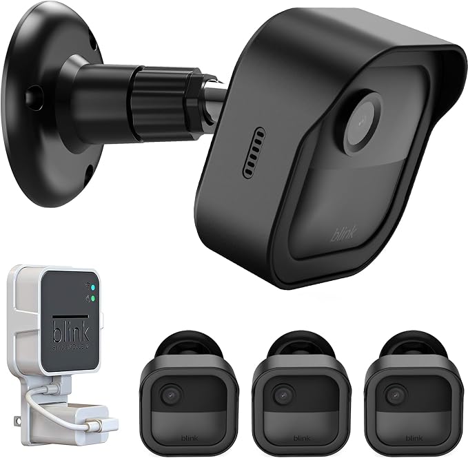 3 Pack Wall Mount for Blink Outdoor 4 and Outdoor, Weatherproof Protective by PEF