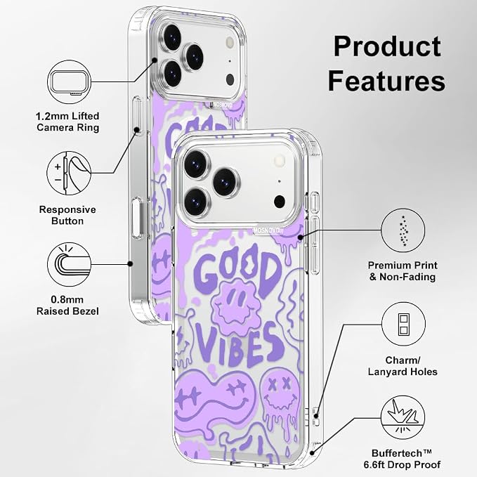 MOSNOVO for iPhone 17 Pro Max Case | Military Grade 6.6ft Drop Tested | Camera - Image 7