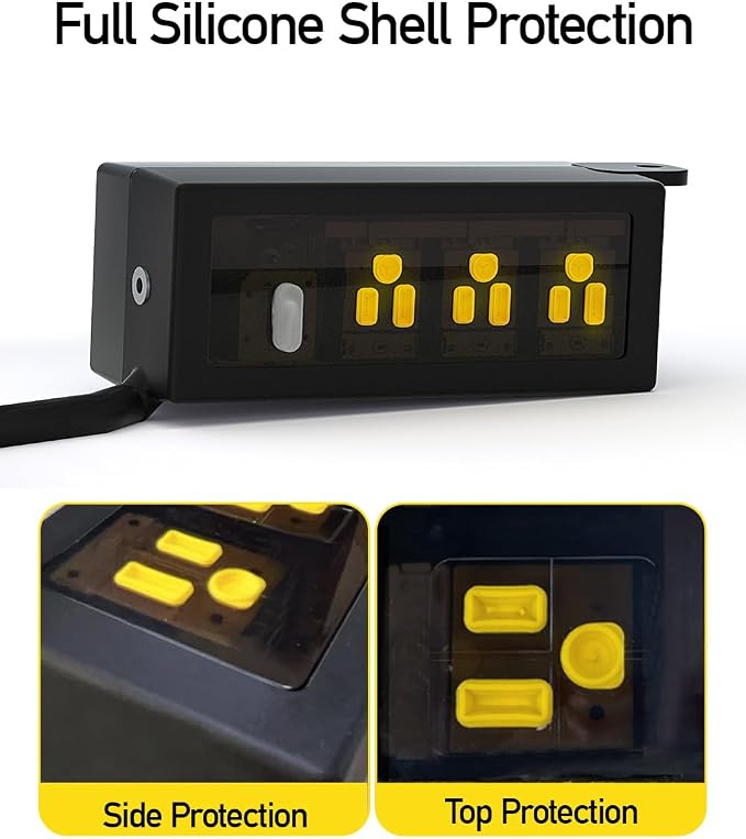 Outdoor Power Strip Weatherproof, ZZJ IP69 Grade Waterproof Surge Protector - Image 5