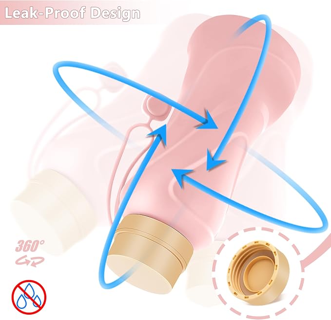 Collapsible Water Bottles, Leak Proof, Reuseable BPA Free Silicone Foldable - Image 4
