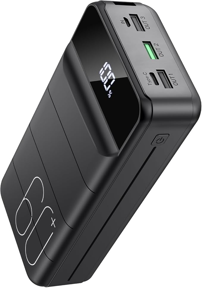 Portable Charger Power Bank 60000mAh Fast Charging 22.5W PD4.0 & QC 4.0 by Unknown